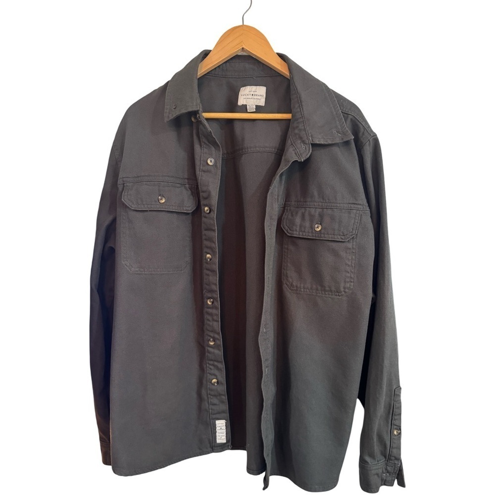 Men’s Lucky Brand button down shirt/ Shacket size XXL - Picture 2 of 6